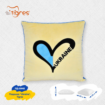 М'яка іграшка Tigres Подушка Ukraine (ПД-0440) Вінниця - фото 3