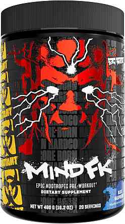 Предтренировочный комплекс Mutant Mind FK 460 г, Blue Raspberry Луцк