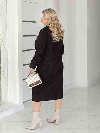 Жіночий костюм з мікровельвету Favorit 42-44, Шоколадний Київ