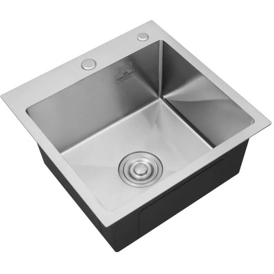 Мойка кухонная Kroner Gebьrstet-4545HM (CV033855) Винница - изображение 7