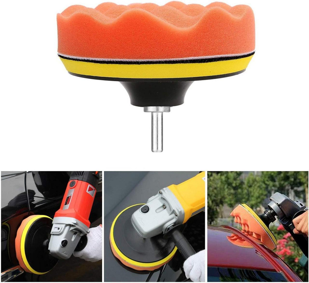 Набор насадок для полировки и шлифовки авто, 6 штук Киев - изображение 8