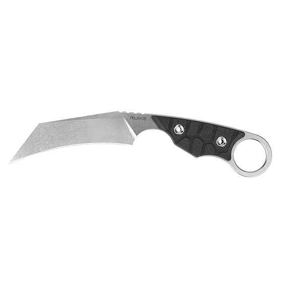 Ніж фіксований туристичний Ruike FS68, (8.6 см) 14C28N / G10 чорний Киев
