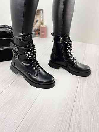 Черевики жіночі M.KRAFT чорні натуральна шкіра зима 38р.39р. (2509) Коломия