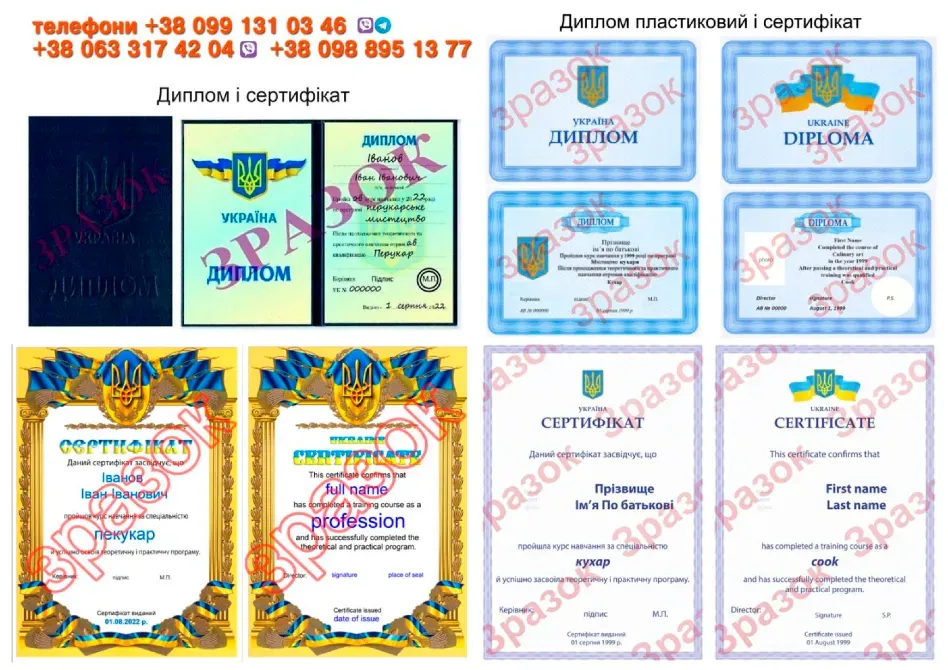 Курсы бухгалтера диплом пластиковый и сертификат диплом пластиковый и сертификат Днепр - изображение 1