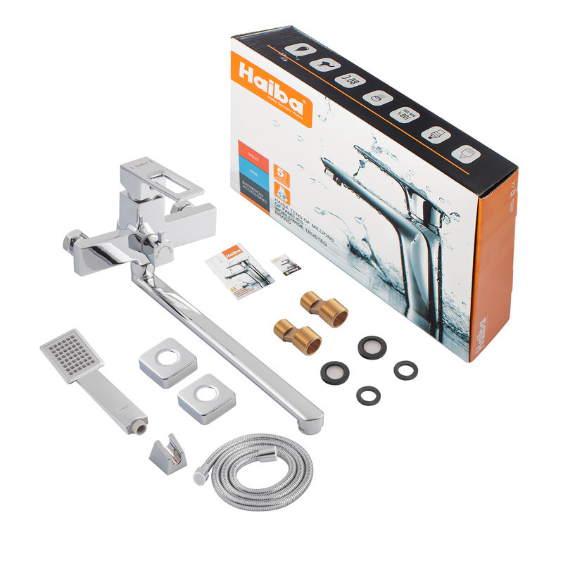 Смеситель для ванны Haiba KANT 006 EURO – Надежный и стильный кран HB9602 Харьков - изображение 5