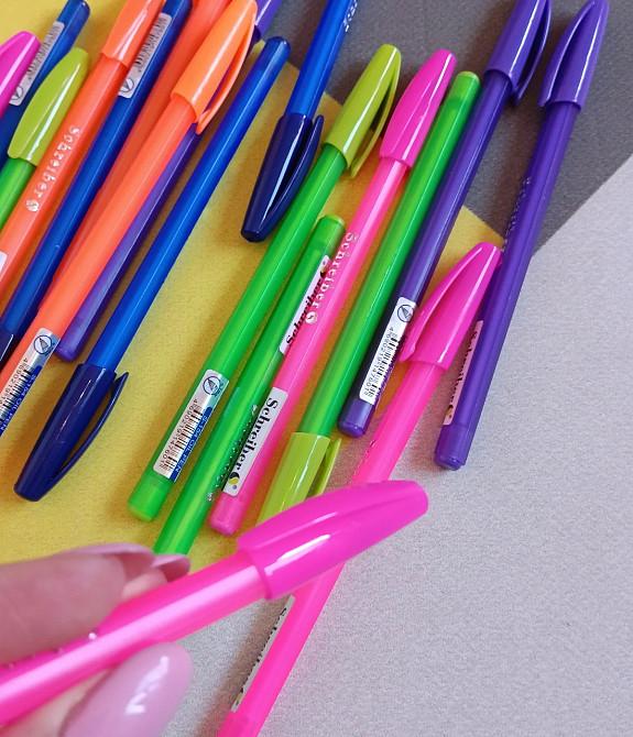 Ручка Shreiber колір чорнил синій Київ - фото 3