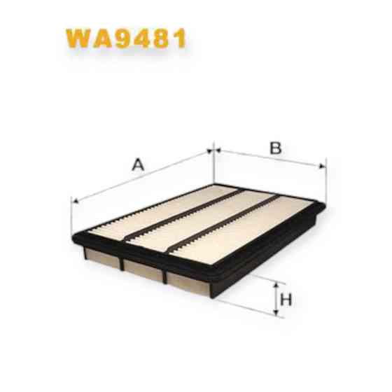 Фільтр повітряний автомобіль Mitsubishi Pajero III-IV 2.5-3.2D Мукачево