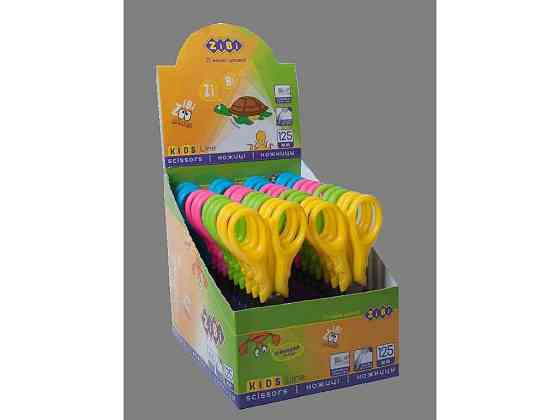 Ножницы детские 125мм с пластамиками, FANTASY ассорти, KIDS Line ZB.5022 ТМ ZiBi Киев