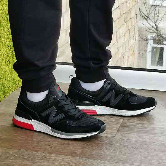 Мужские Кроссовки New Balnce 574 Черные Нью Баланс (размеры: 41,42,43,44,45) Днепр