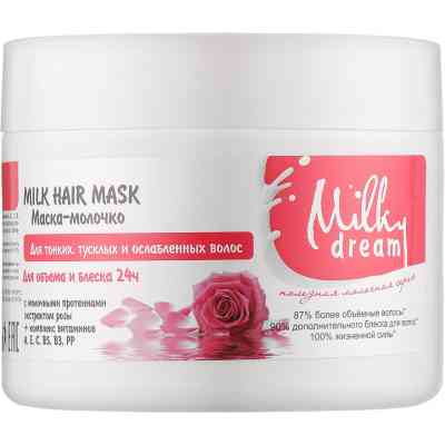Маска для волос Milky Dream для объема и блеска 24 часа 300 мл (4820205302503) Винница