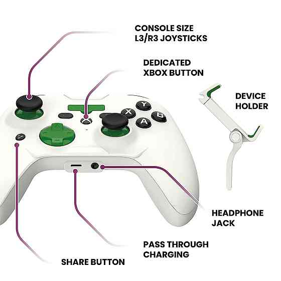 Мобільний геймпад RiotPWR Cloud Gaming Controller для iOS Xbox Edition ігровий контролер для iPhone Lightning/USB-C Київ