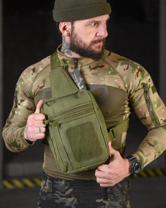 Нагрудна сумка-катура Silver knight olive ВТ3952 Одеса - фото 1