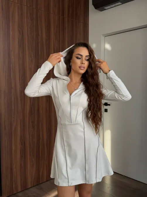 Стильное трикотажное платье с окантовкой Одесса - изображение 16