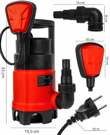 Дренажный насос MalTec 750Вт 12500л/ч (Польша) Киев