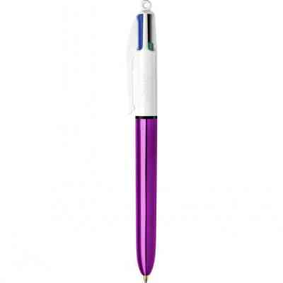 Ручка масляна Bic 4 in 1 Colours Shine Purple фіолетова (bc982876) Вінниця