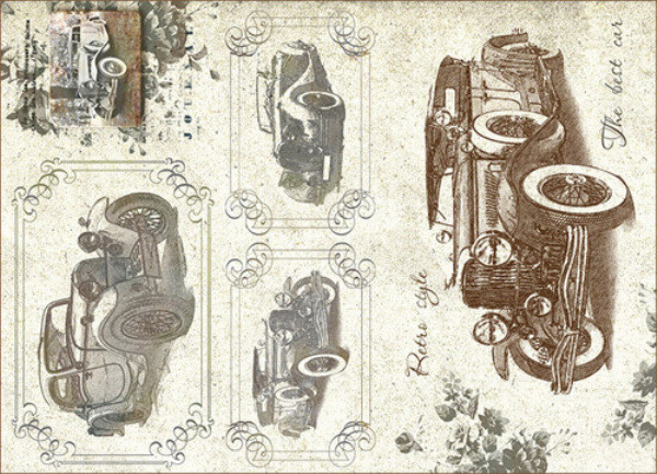 Папір для декупажу "Вінтажна розкіш" 30,8*44см 45г/м2 69201290, шт Київ - фото 1