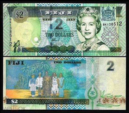 Фіджі / Fiji Islands 2 Dollars 2012 UNC Полтава - фото 1
