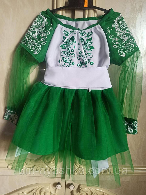 Вишинка сукня зеленька Казка Мавка Кривий Ріг - фото 1