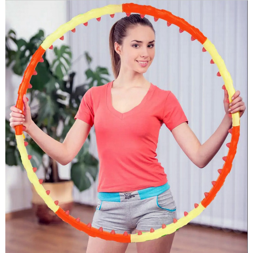 Обруч с массажными магнитными шариками Magnet Massage Hoop NE-F-50 Винница - изображение 3