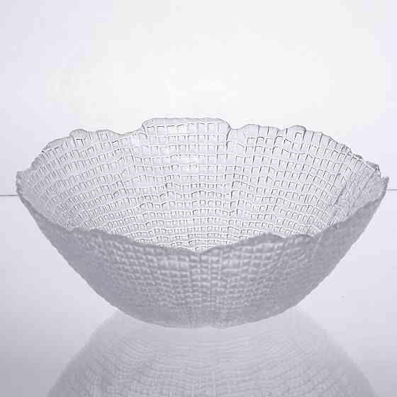 Салатниця велика скляна прозора 1 літр кругла 64486-49 Київ