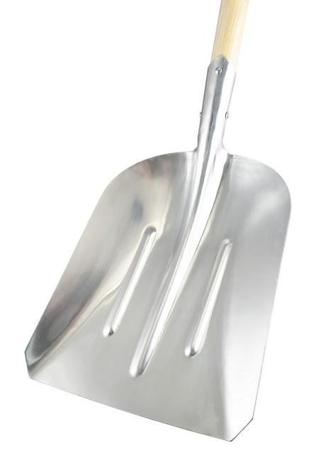 Лопата совкова MASTERTOOL 280х380х1100 мм сніг/зерно з алюмінію з дерев'яною ручкою та держаком 14-6279 Коломыя - изображение 6