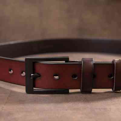 Ремень Vintage Мужской Коричневый (20380) Винница