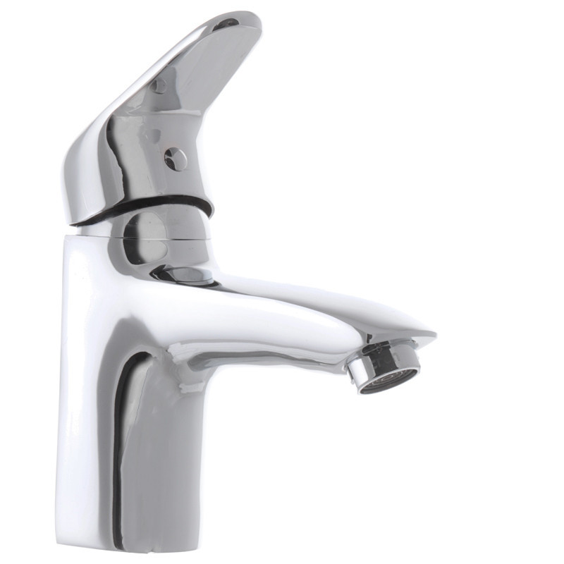 Смеситель для умывальника Cron Magic 001 (синяя ручка) (CR0104) Киев - изображение 3