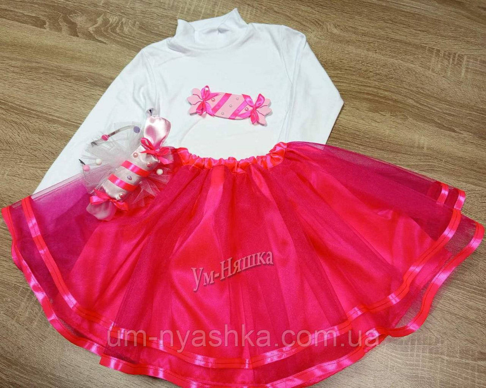 Цукерка Костюм цукерки Дитяча святкова сукня + обруч Кривой Рог - изображение 6