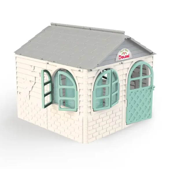Игровой домик для детей Doloni средний 130х120х130см (Серо-бирюзовый) Винница - изображение 1