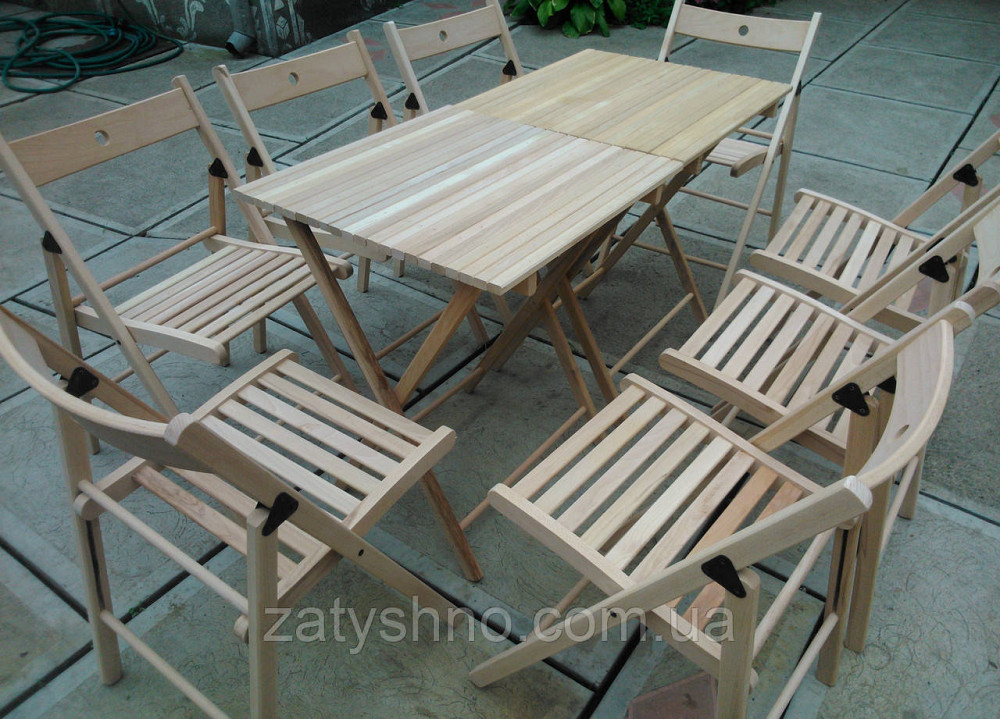 Дерев'яні складні меблі з бука Київ - фото 6