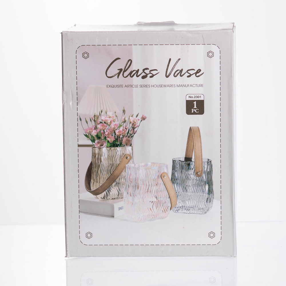 Ваза сумочка з ручкою 12×8.5×16 (см) декоративна Коричневий HP-19-154-1 Київ - фото 5