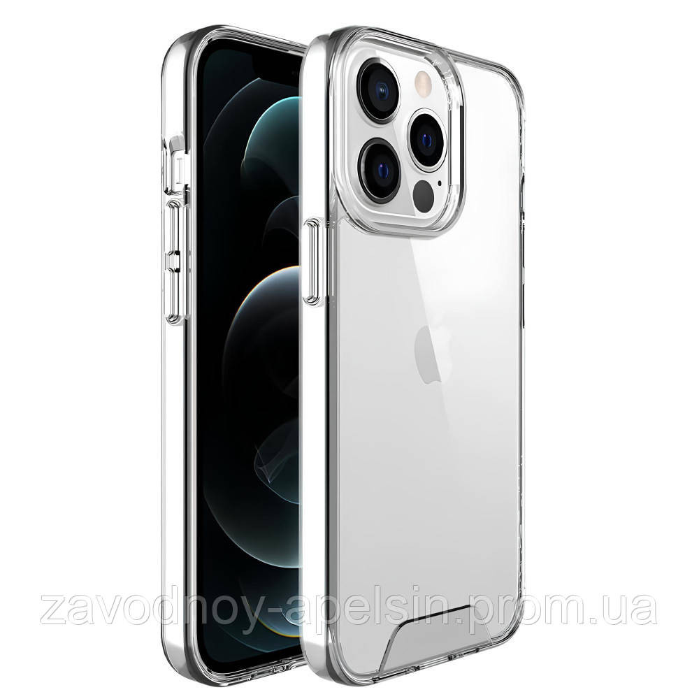 Iphone 16 Pro Max Прозорий чохол (TPU+PC) Одеса - фото 1