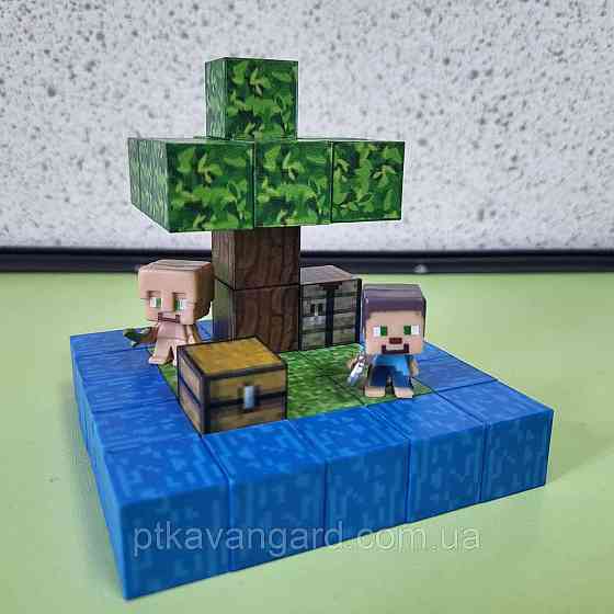 Конструктор магнітний майнкрафт 38 кубики магнітні блоки Dream World LZCK 023 Хмельницький