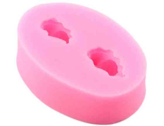 Молд силиконовый Улитки 54 на 36 мм розовый Киев