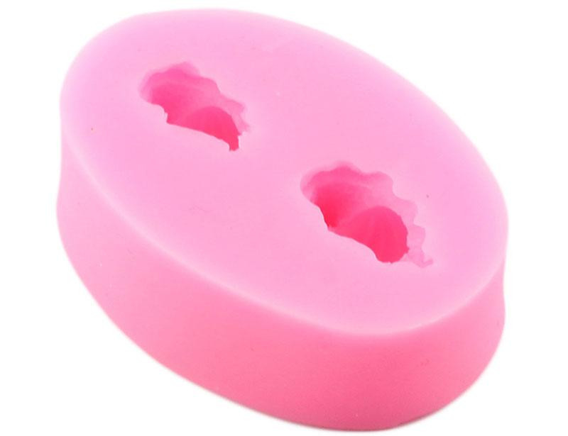 Молд силіконовий Равлики 54 на 36 мм рожевий Київ - фото 4