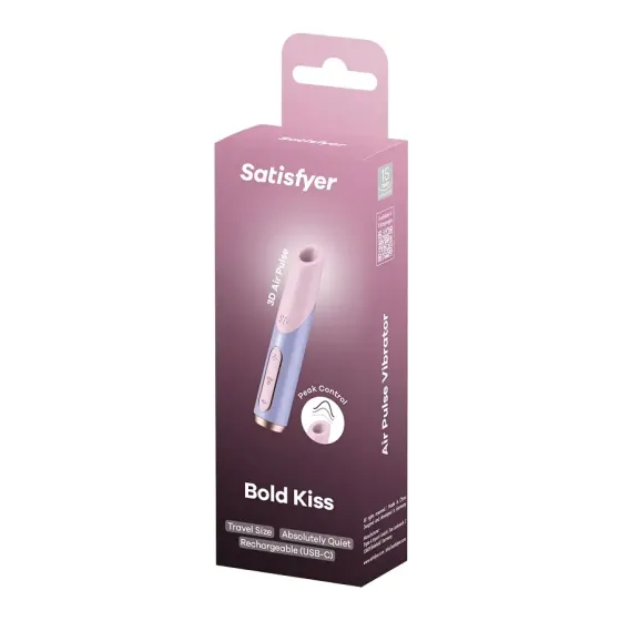 Вакуумний стимулятор Satisfyer Bold Kiss Violet Львів
