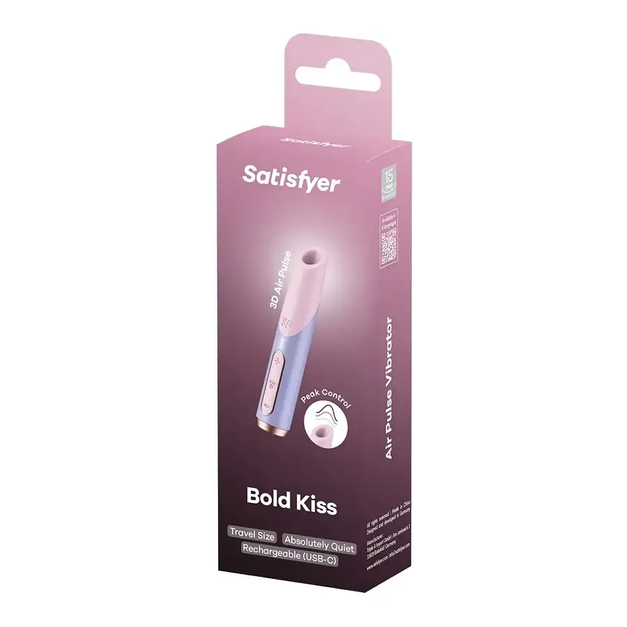 Вакуумний стимулятор Satisfyer Bold Kiss Violet Львів - фото 5