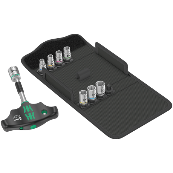 Wera Викрутка Т-подібна реверсивна з комплектом насадок, 9шт 05023470001 Одеса