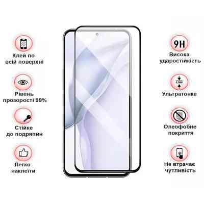 Стекло защитное BeCover Nubia Focus 5G Black (711972) Винница