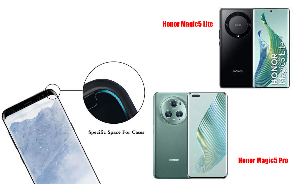 Захисне скло HyperGlass Pro для Honor Magic5 Lite, Magic5 Pro – максимальна чутливість та захист Київ - фото 3