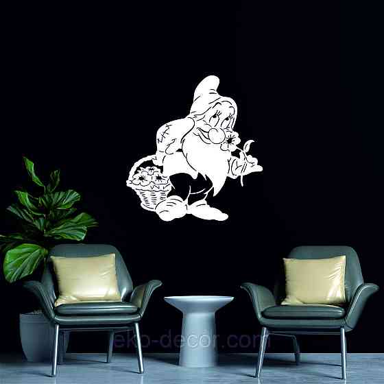 Декоративное настенное Панно «Гномик», Декор на стену 90*84 см Киев