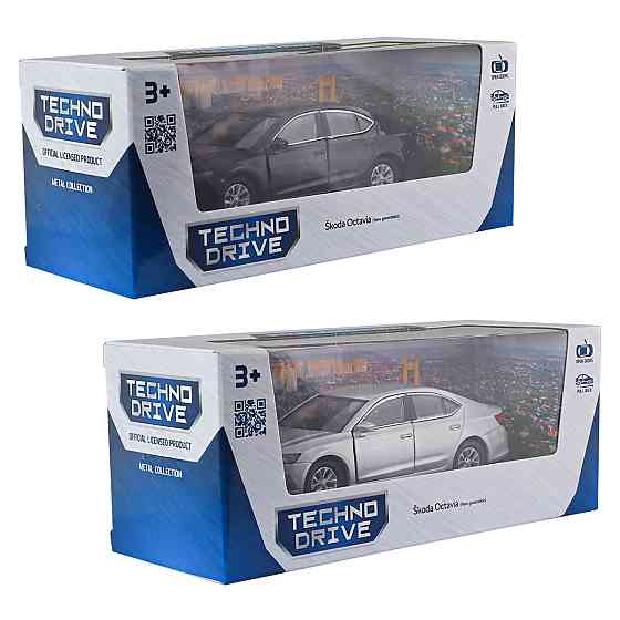 Автомодель - Skoda Octavia (чорний, сріблястий) Дніпро