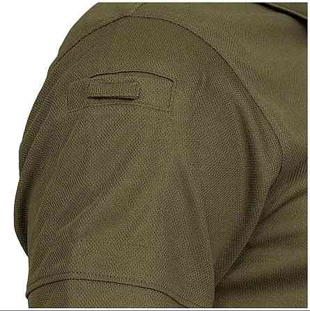 Футболка тактична Quickdry поло олива легка військова літня футболка для ЗСУ з липучками Львів