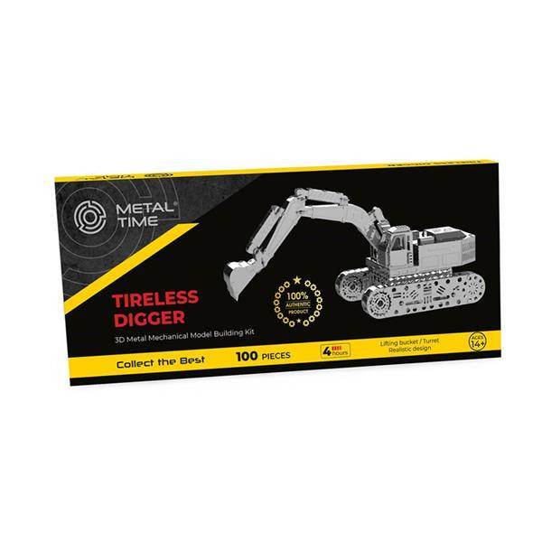 Колекційна модель-конструктор Metal Time Tireless Digger Екскаватор механічний (MT043) Харків - фото 8