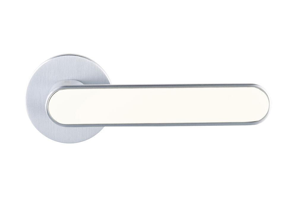 Ручки дверні Gavroche BARIUM  MSCB/Beige  італійський сатин з бежевою вставкою Київ - фото 1