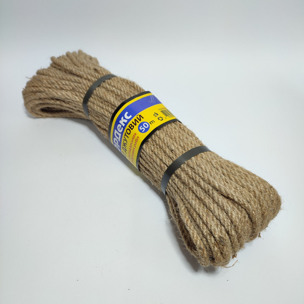 Шпагат (канат) джутовий Льон d=6мм L=50м Харків - фото 5