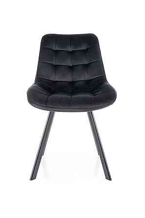 Стілець MONTI VELVET чорний каркас/чорний BL.19 Київ