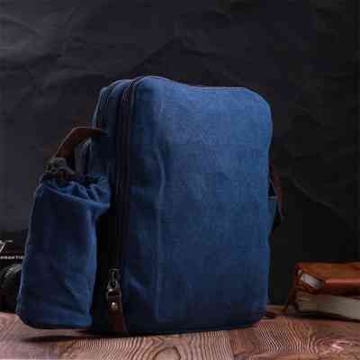 Сумка Vintage Текстильная с чехлом для воды Синяя (22211) Винница