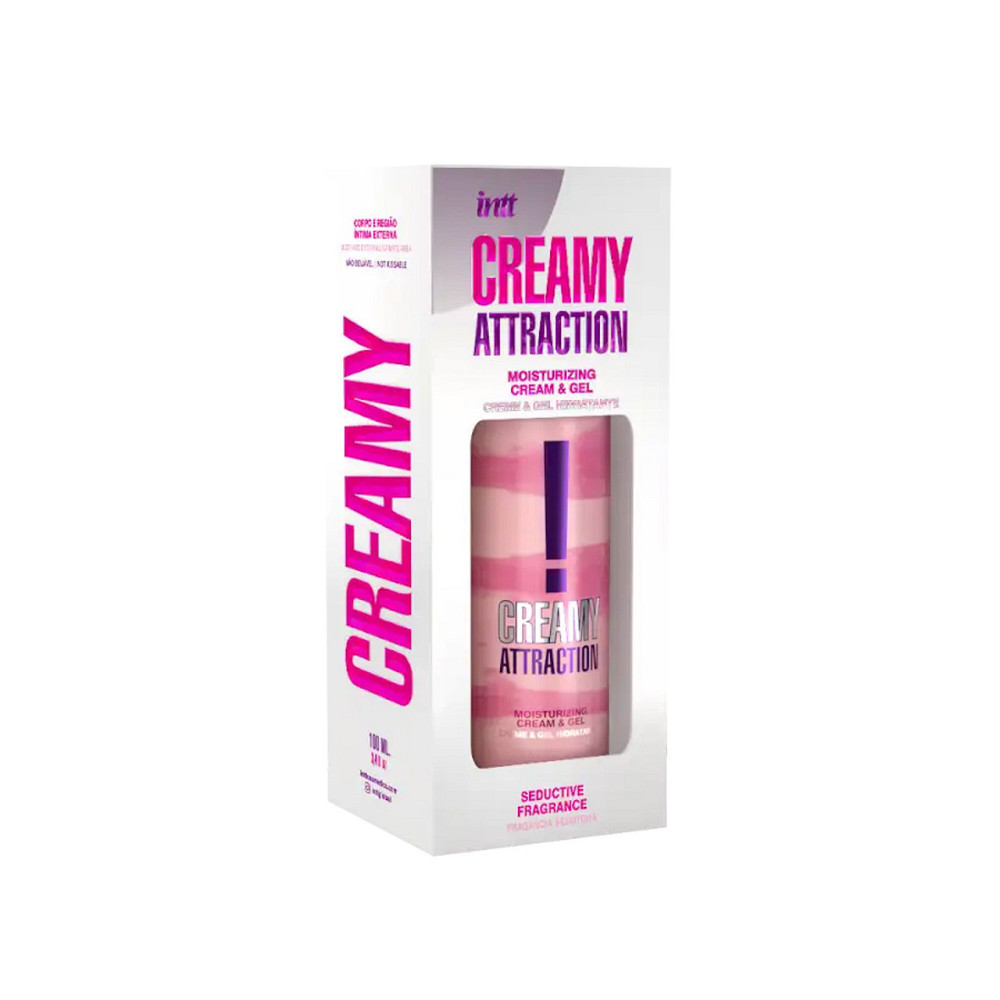 Крем-гель для тіла з спокусливим ароматом Intt Creamy Attraction Seduction! для поцілунків, 100 мл Sex Aura Київ - фото 7