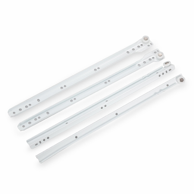 Направляючі для меблів роликові 35 см білі Харків - фото 1